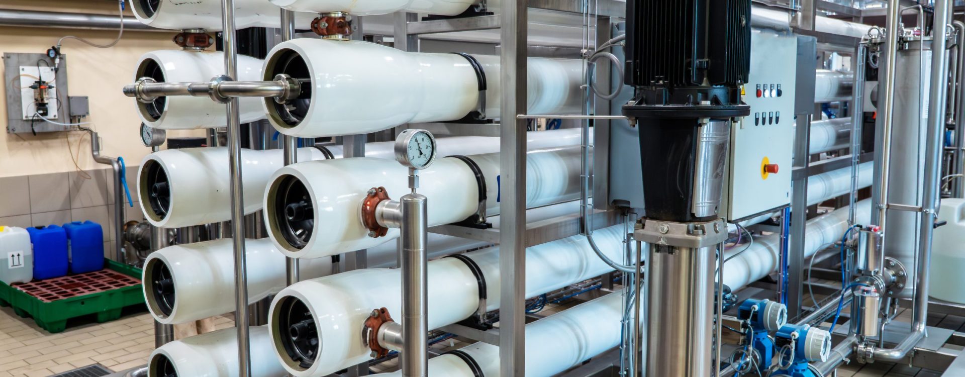 Modern Industrial Reverse Osmosis Water Treatment Facility